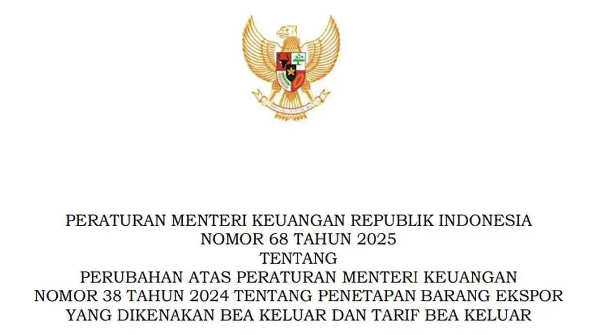 PMK 68/2025 Tambah Bea Keluar 25% untuk Getah Pinus