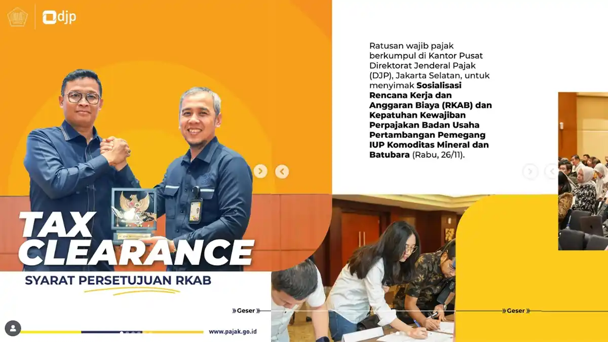 Tax Compliance Required for Mining RKAB Approval