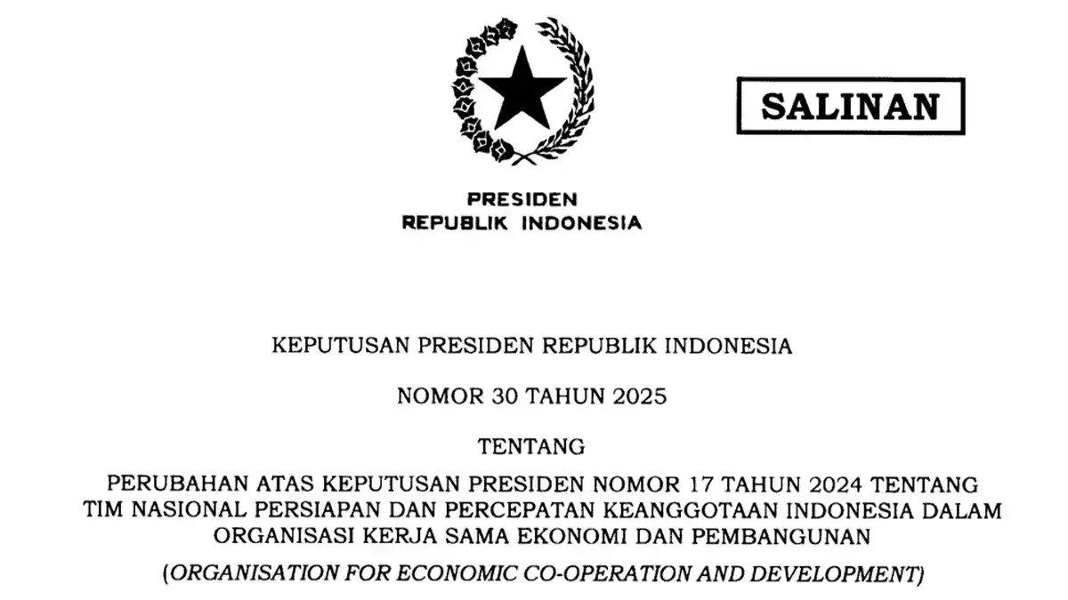 APBN Menanggung Biaya Aksesi Indonesia ke OECD hingga 2027