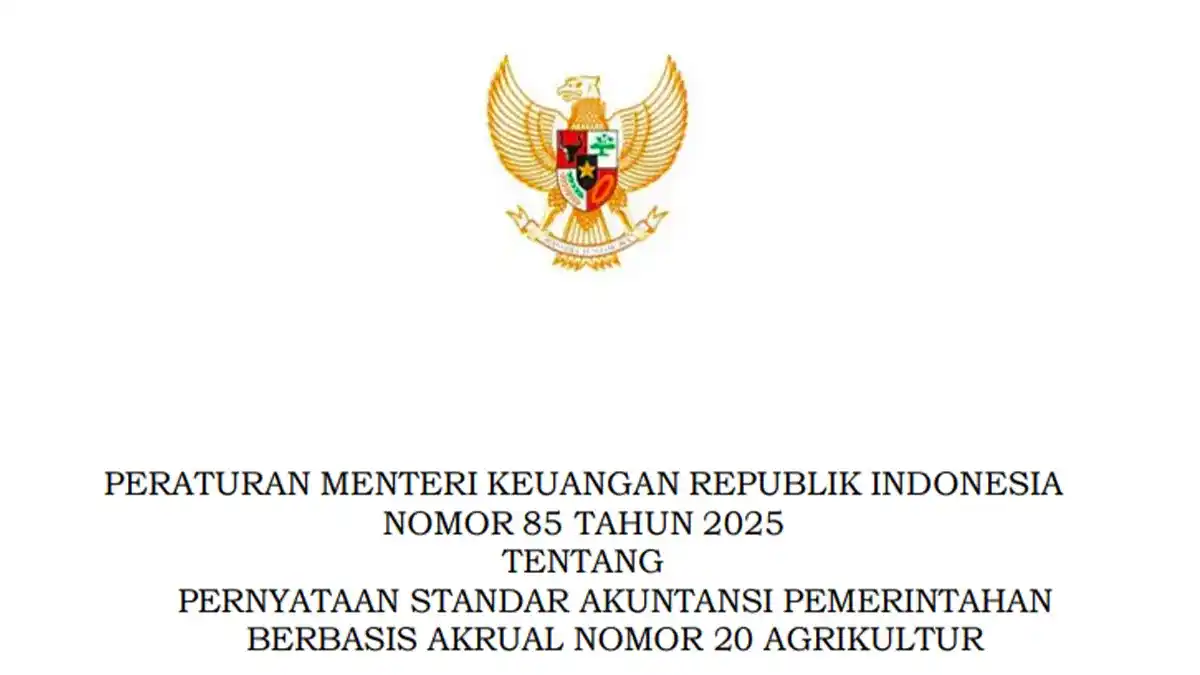 Menteri Keuangan Luncurkan PSAP Akrual No 20 untuk Agrikultur