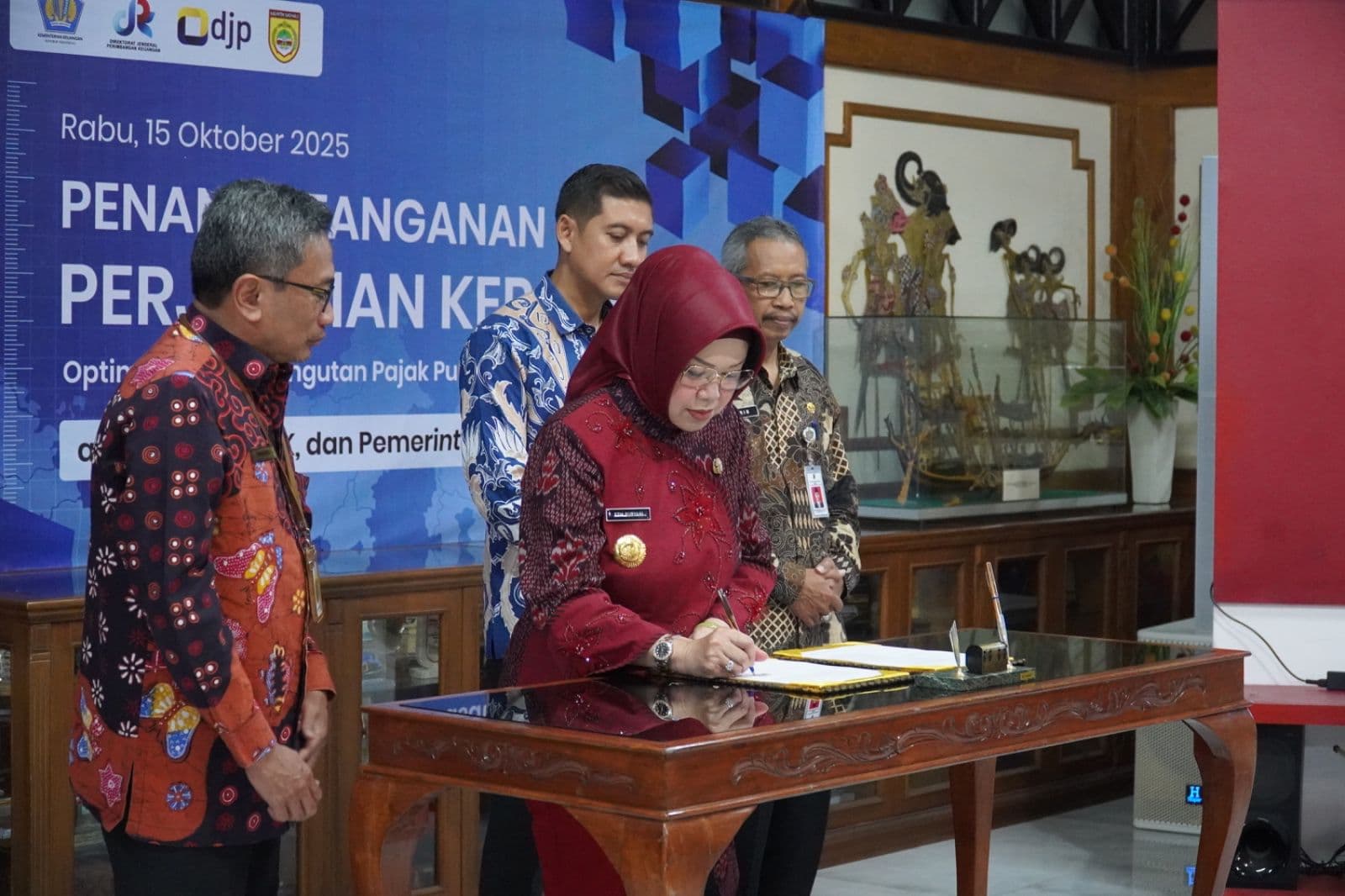 Kemenkeu dan Pemkab Sukoharjo Tandatangani PKS OP4D Tahap VII