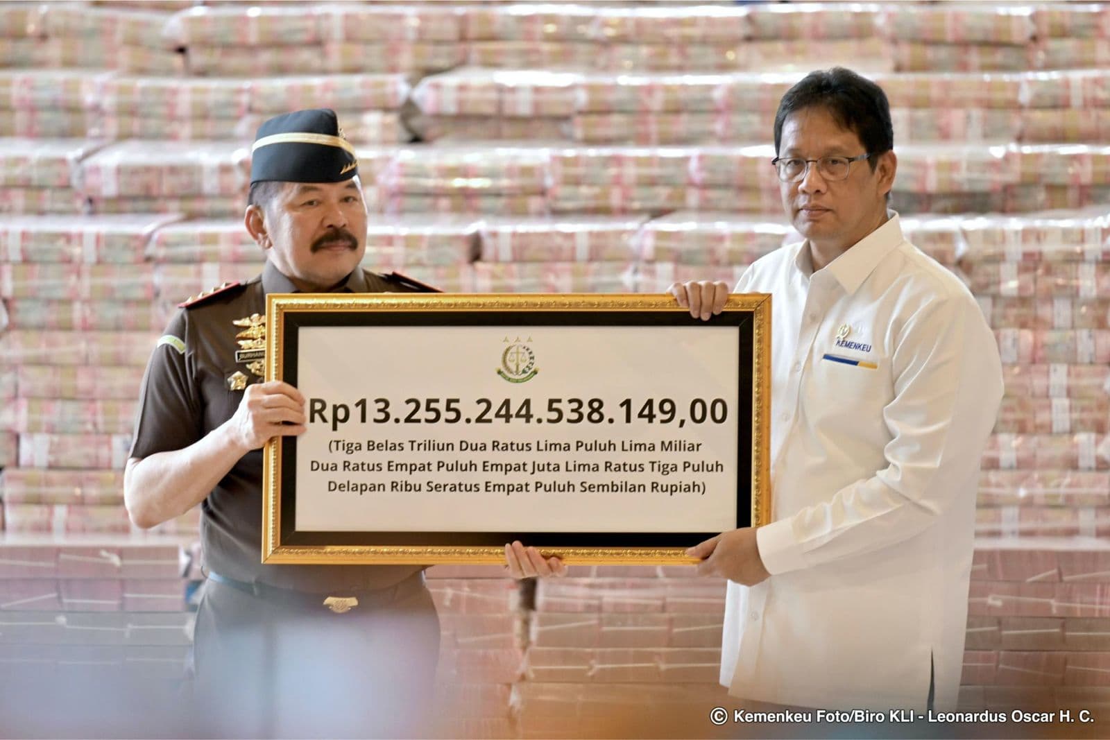 Menteri Keuangan Terima Rp13,255 Triliun Pengganti Kerugian CPO