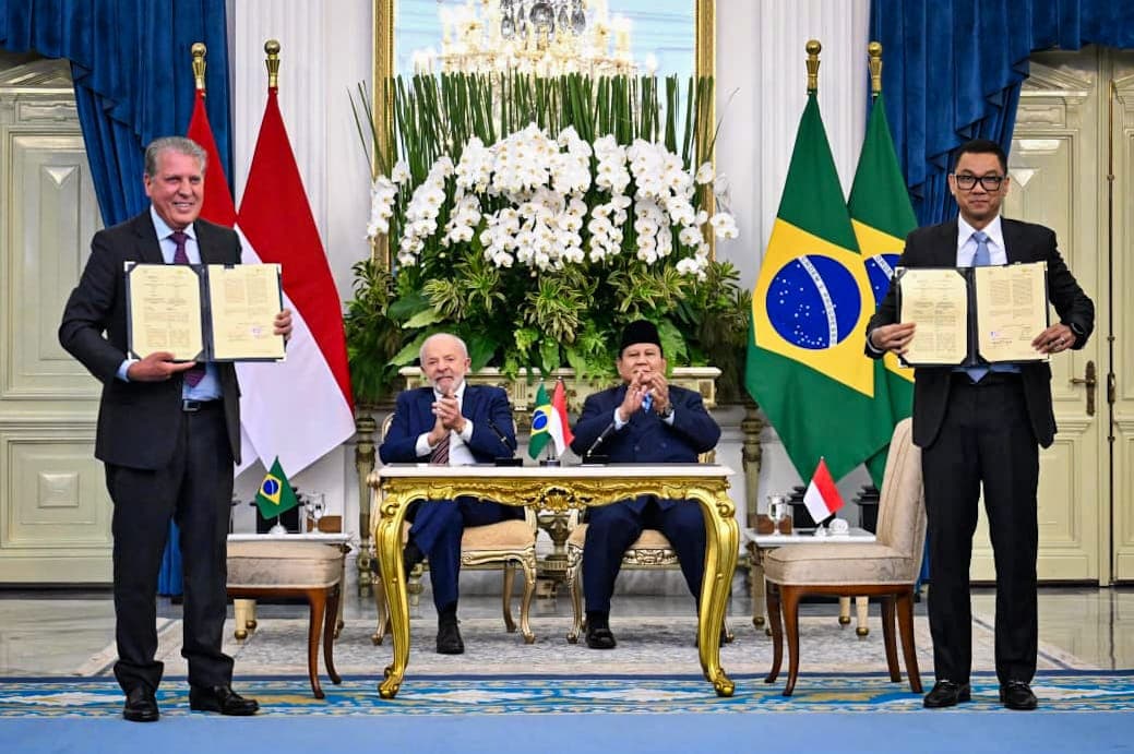 Brasil dan Prabowo Tandatangani MoU Perdagangan US$5 Miliar