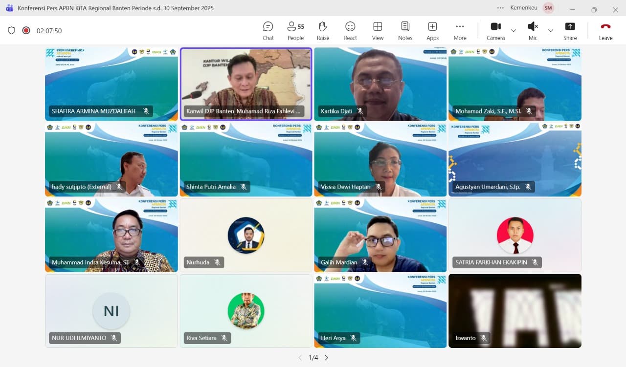  Penerimaan Pajak Kanwil DJP Banten Capai 59,18 Persen dari Target per 30 September
